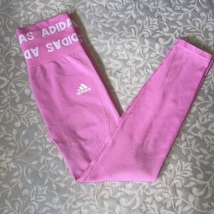 Pink adidas leggings